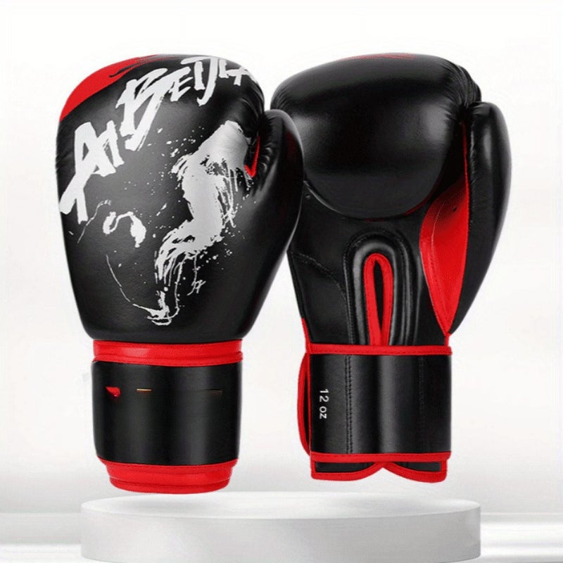 Boxing Gloves Professional Adult Sanda Fighting Competition Training Gloves - Image 1
