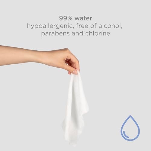 Ubbi Fragrance-Free Baby Wipes, 99% Water Based, Plant Based Wipes, Hypoallergenic for Sensitive Skin with Chamomile, Vitamin E & Aloe, EWG Verified, Value Pack, 3 Pack (216 Wipes Total) - Image 4