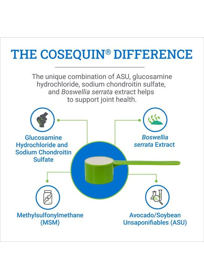COSEQUIN Nutramax ASU Joint Health Supplement for Horses - Powder with Glucosamine, Chondroitin, ASU, and MSM, 500 Grams - Image 5