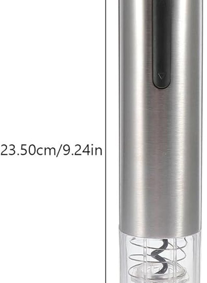 فتاحة نبيذ كهربائية قابلة للشحن مع سدادة تفريغ شفافة وكابل USB - Image 3