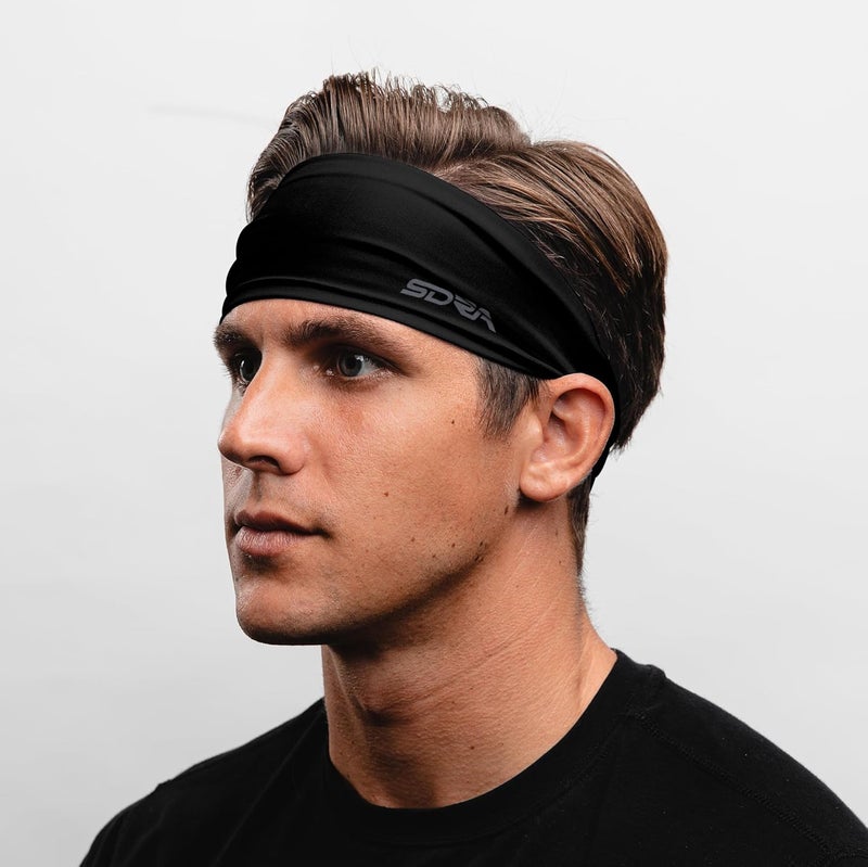 Suddora Workout Headband - Lightweight, Stylish & Comfortable Spandex Headband for Running, Workout, Football, Cosplay & Costumes - Image 2