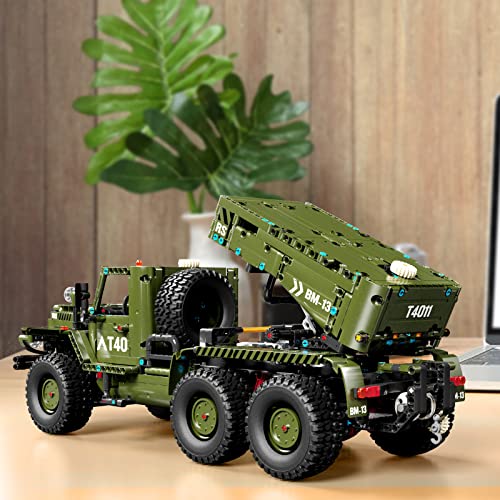 JMBricklayer Rocket Artillery Building Set, Adults WW2 Military Tank Model Toy Construction Set, Army Vehicle Collectible Home Display, Gifts for Boys Teens Adults 61507 - Image 5