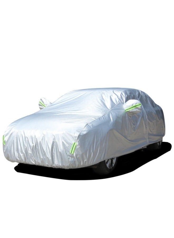 BUPY - Silver Weatherproof Car Cover Fits Sedans with Length Between 4.15M and 4.9M - Image 1