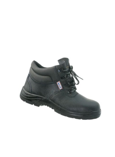 Leather High Ankle Safety Shoes