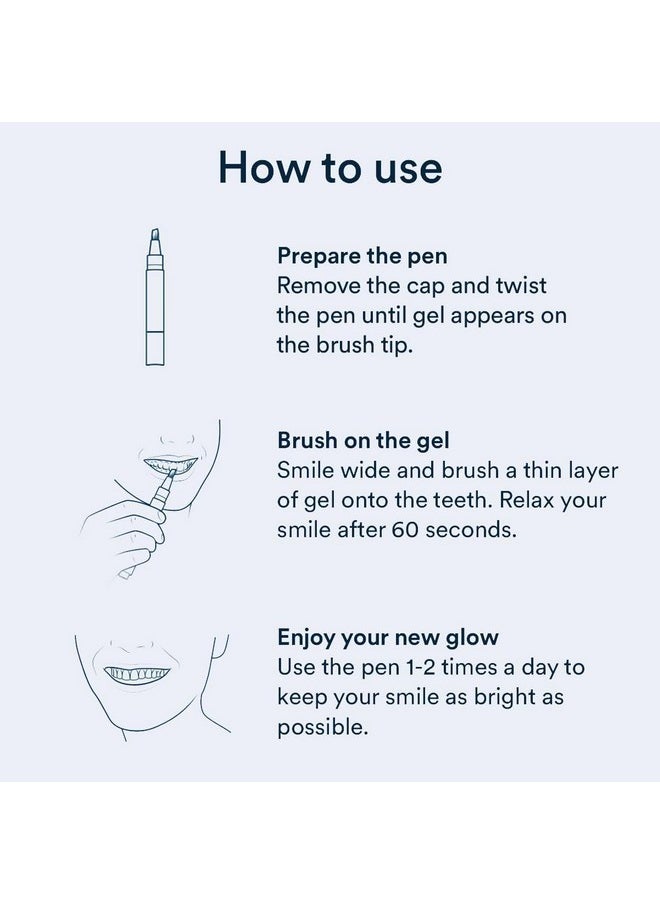 AuraGlow Extra Strength Teeth Whitening Pen, 9% Hydrogen Peroxide, 40+ Whitening Treatments, Whitens Teeth Fast, No Sensitivity, 4Ml  - Image 5
