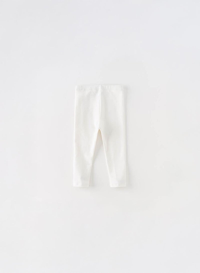 Dave & Bella White Leggings - Image 2