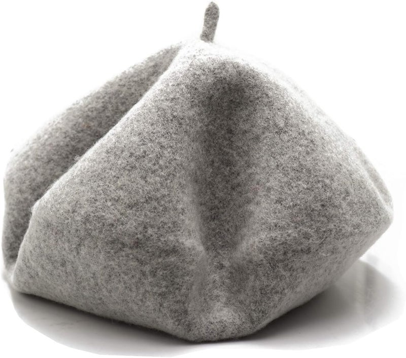 Wheebo Wool Beret Hat,Solid Color French Style Winter Warm Cap for Women Girls Lady - Image 5