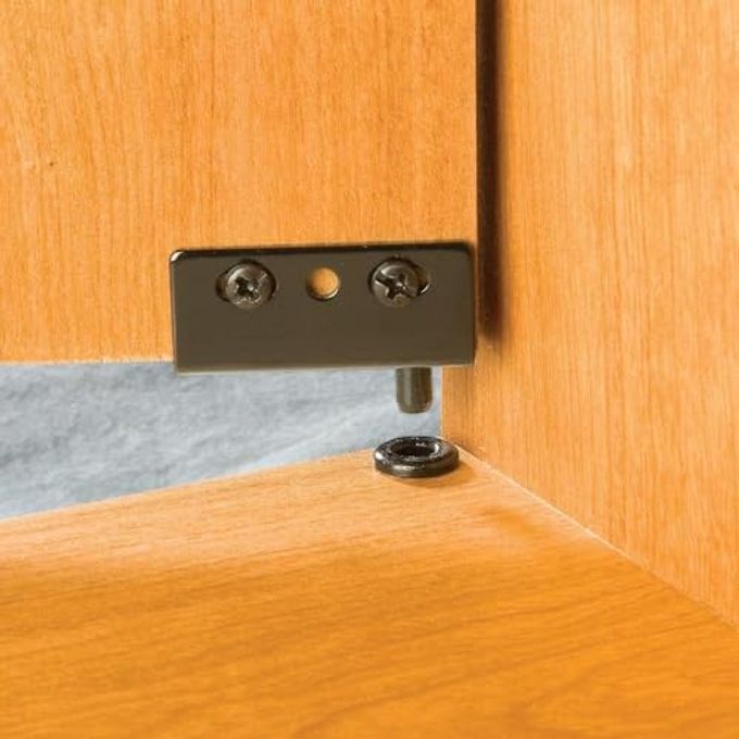 Hafele Black Simplex Concealed Hinges, pair - Image 1