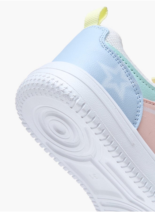 Flora Bella By Shoexpress Colourblock Sneakers with Hook and Loop Closure  - Image 5