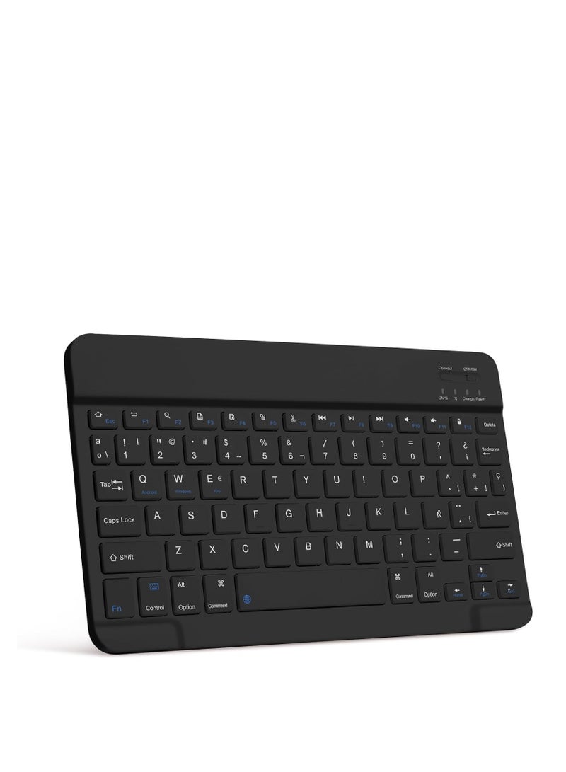 بوينوس حافظة كيبورد لايباد برو 11 انش (الجيل الرابع 2022) ايباد اير الجيل الخامس/الرابع مع كيبورد حافظة كيبورد لايباد برو 11 انش 2021 (الجيل الثالث)/الجيل الثاني/الاول - كيبورد لاسلكية - حامل قلم مدمج أسود - Image 2