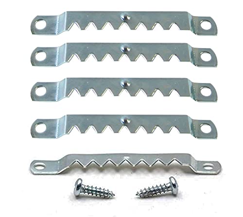 888 Corp 10 Pack Large Sawtooth Picture Hangers with Screws for Canvas - Steel with Zinc Finish - Silver - Image 5