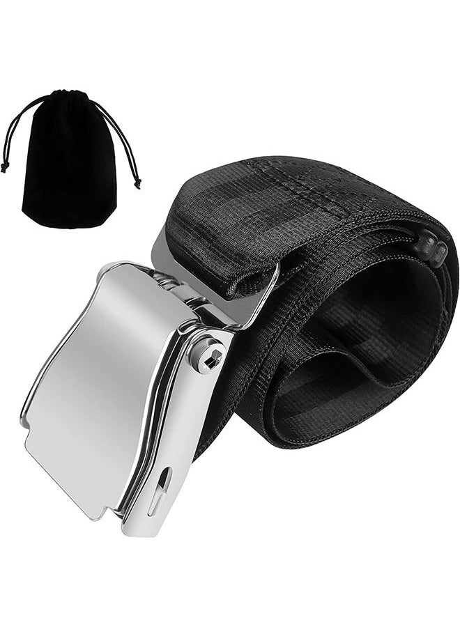 شو وو حزام مقعد الطائرة قابل للتعديل 7-35 حزام مقعد عالمي للطائرات مع حقيبة حمل متوافقة مع معظم الطائرات مناسبة للأشخاص الذين يعانون من السمنة والنساء الحوامل - Image 1