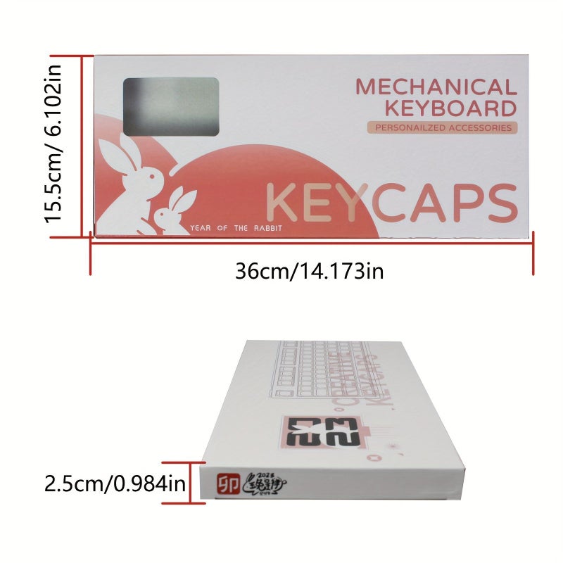 PBT Full 5 Sided Dye Sublimation Keycaps For Mechanical Keyboards With Translucent Side Characters 61 131 Keys Set - Image 3