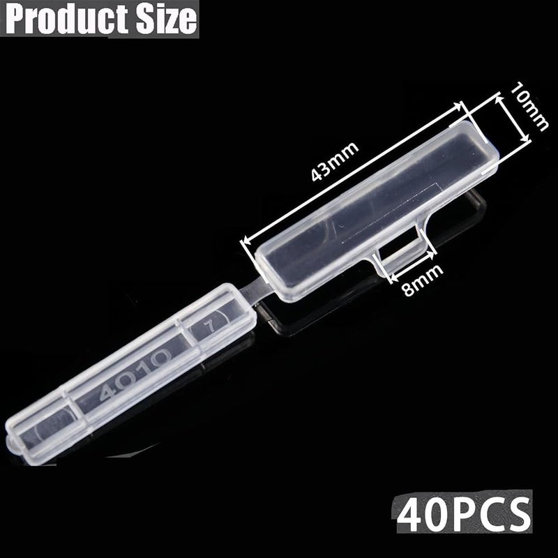 X spring Cable Labels, 100 PCS Clear Wire Markers, 100 White Durable Cable Ties, Easy Write Tags, Quick Identification, Versatile Organization for Home, Office. - Image 2