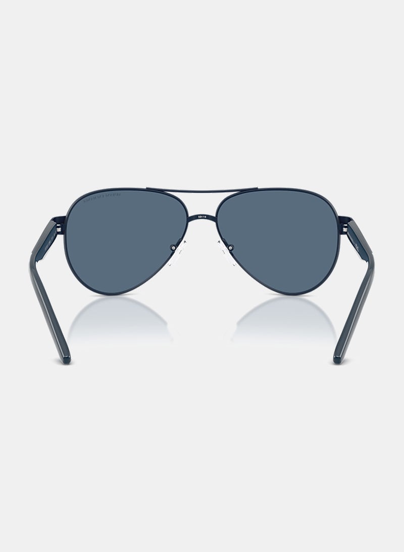 Armani Exchange Men Full Rim Pilot Sunglasses 0AX2034S 59 - Image 4