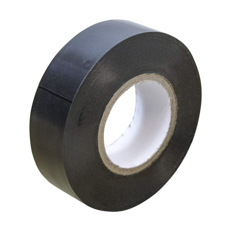 Faithfull FAITAPEPVCBK Black PVC Electrical Tape 19 mm x 20 m - Image 2