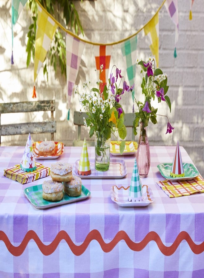 توكينج تيبلز قبعات حفلات ورقية متعددة الألوان من توكينج تيبلز - مثالية لأعياد الميلاد والحفلات وحفلات استقبال المولود - عبوة من 8 قطع - Image 5