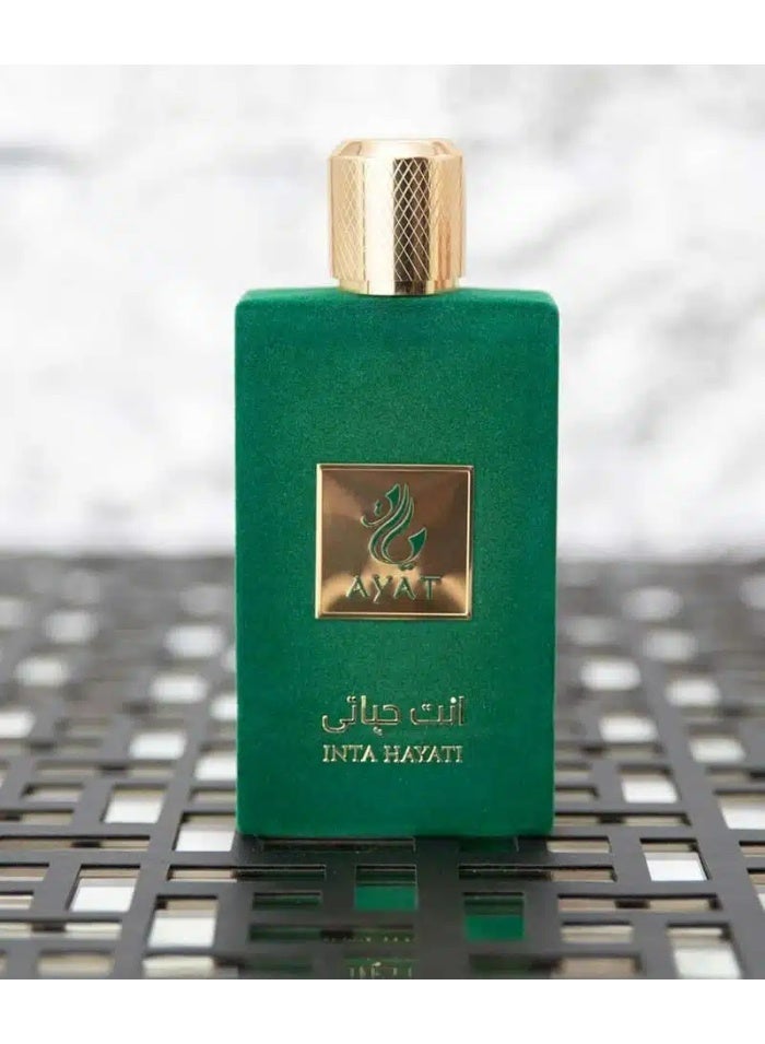 AYAT PERFUMES INTA HAYATI Eau de Parfum 100ml – Oud, Sandalwood & Musk – Long Lasting Unisex Arabian Perfume - Image 3