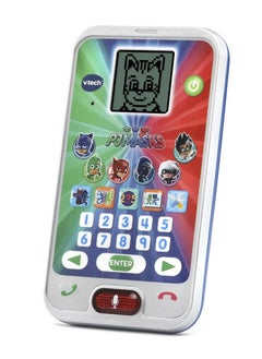 VTech Baby PJ Masks Learning Phone, Interactive toy phone lets you play and chat with Catboy, Gekko and Owlette  - Image 1