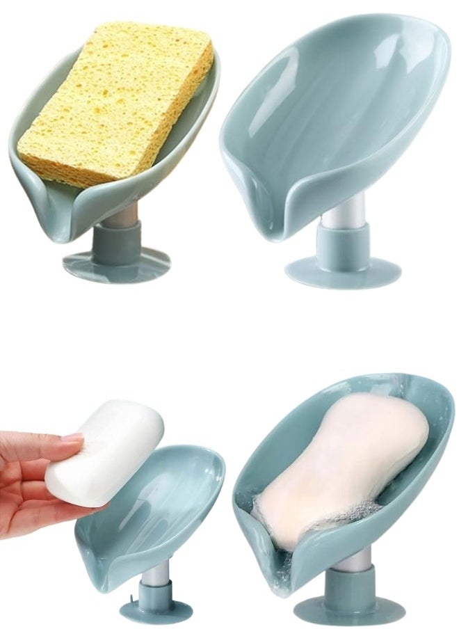 Generic Self-Drying Leaf Soap Holder 1 pc - Green  - Image 1