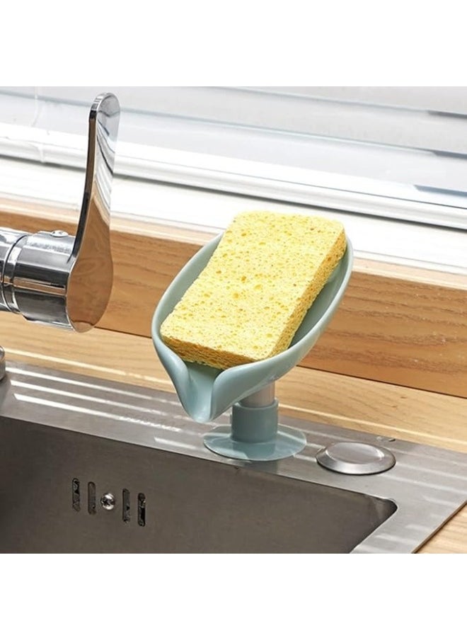 Generic Self-Drying Leaf Soap Holder 1 pc - Green  - Image 3