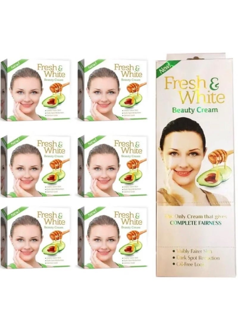 Fresh & White Original Beauty Cream 30g (Pack of 6)