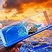 PTAEXCEL Unsinkable Boat in a Box Unsinkable Cruise Ship Toy Cruise Ship Fluid Drift Bottle Cruise Ship Fluid Drift Model Decoration Home Decoration Toys Gift Blue - Image 3