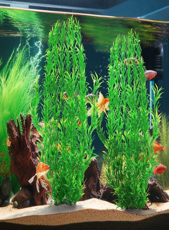 ماي لايف أونيت نباتات أحواض السمك من ماي لايف يونيت، نباتات بلاستيكية بطول 21 بوصة لتزيين أحواض السمك وأحواض السمك (أخضر) - Image 5