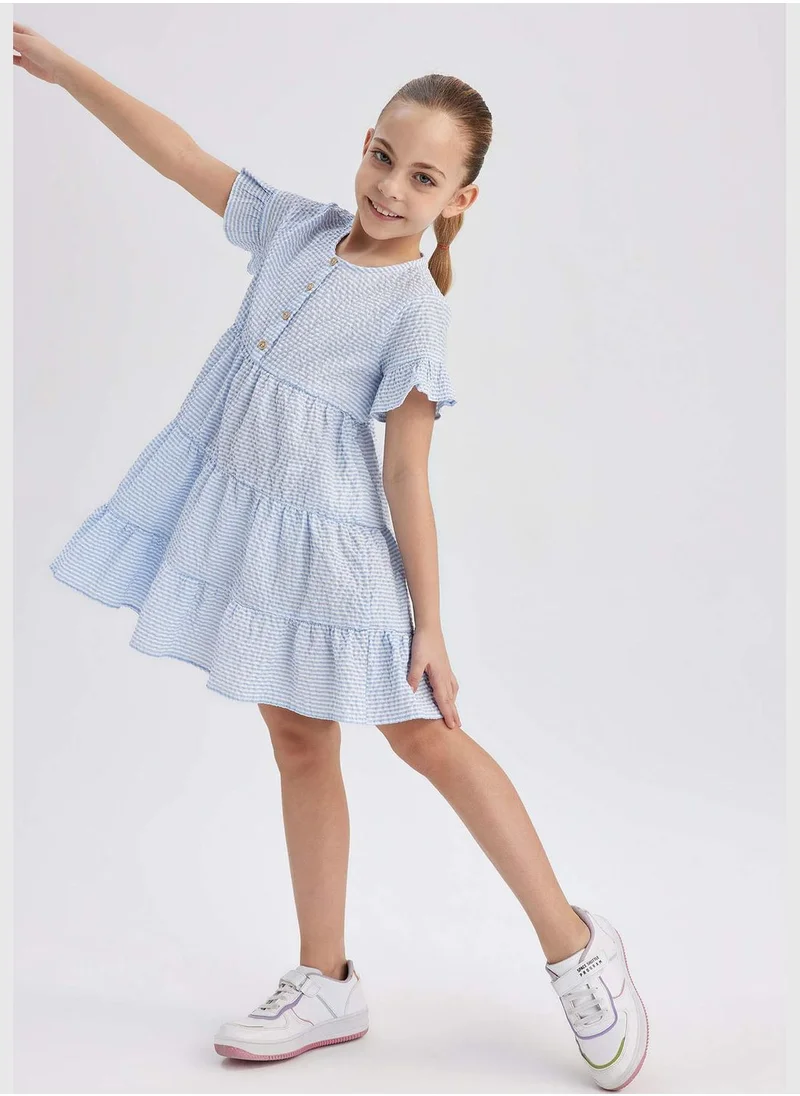 DeFacto Girl Short Sleeve Woven Dress