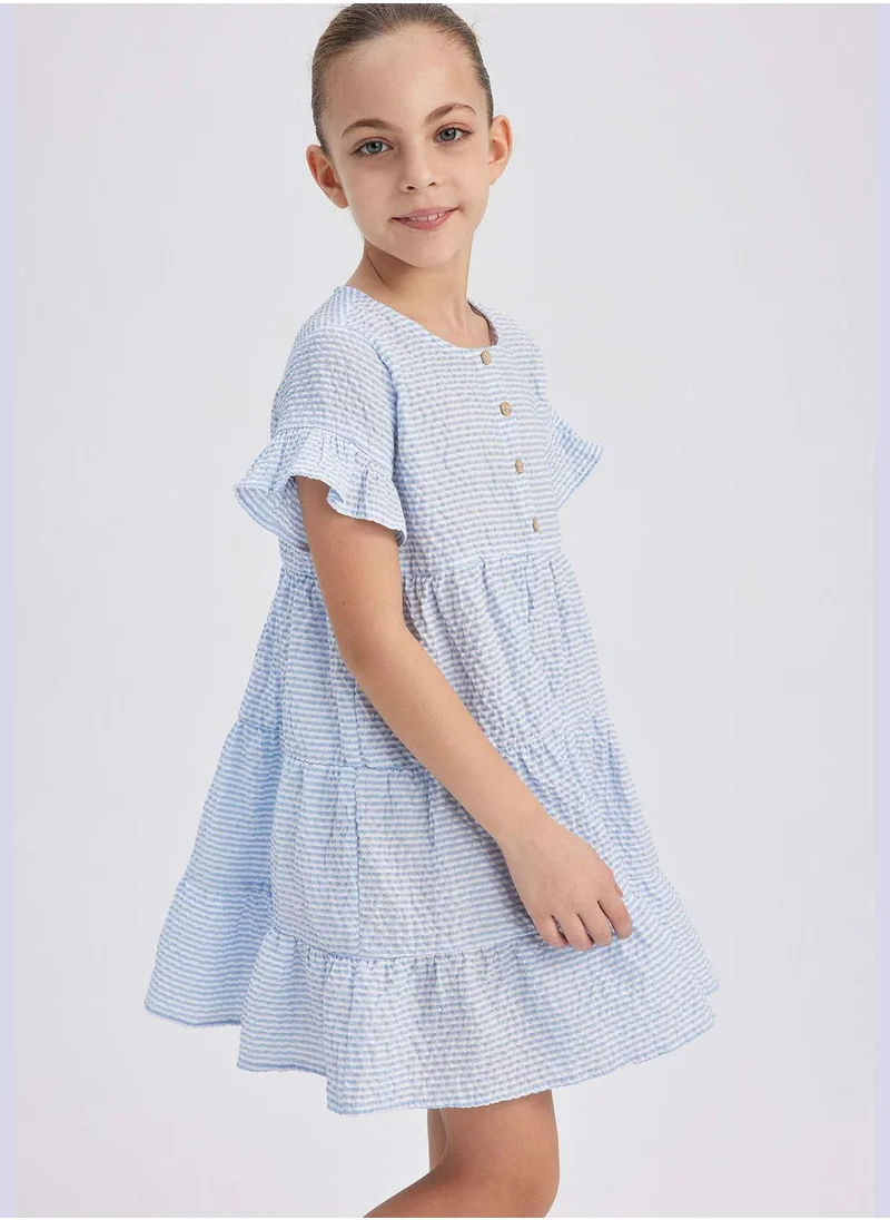 DeFacto Girl Short Sleeve Woven Dress