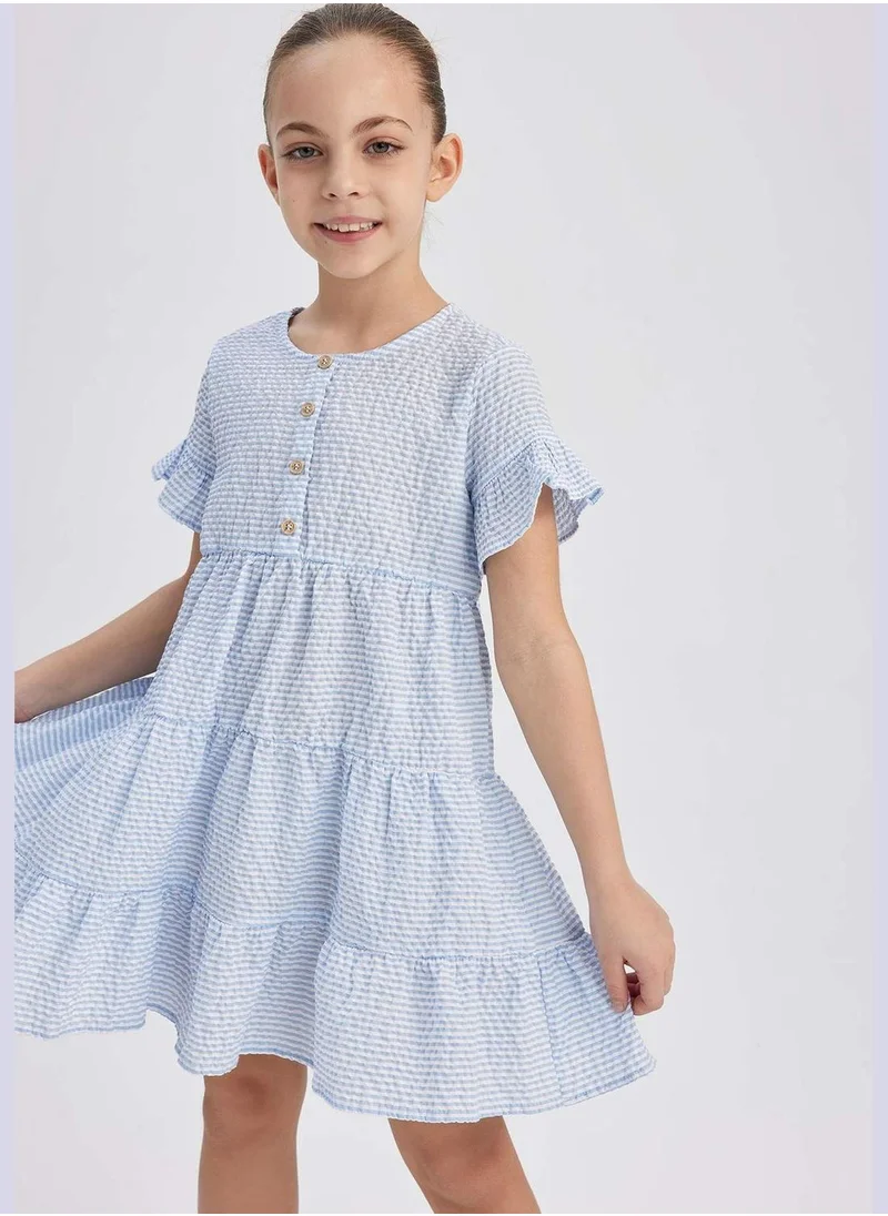 DeFacto Girl Short Sleeve Woven Dress