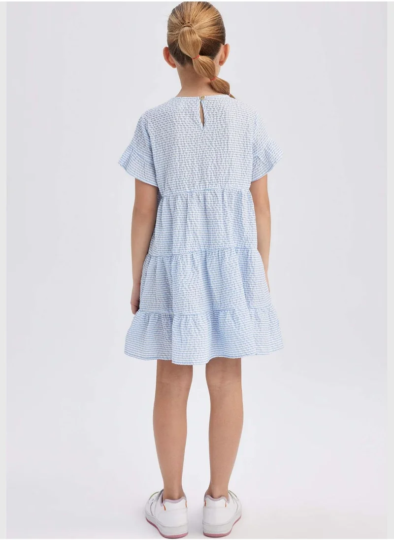 DeFacto Girl Short Sleeve Woven Dress