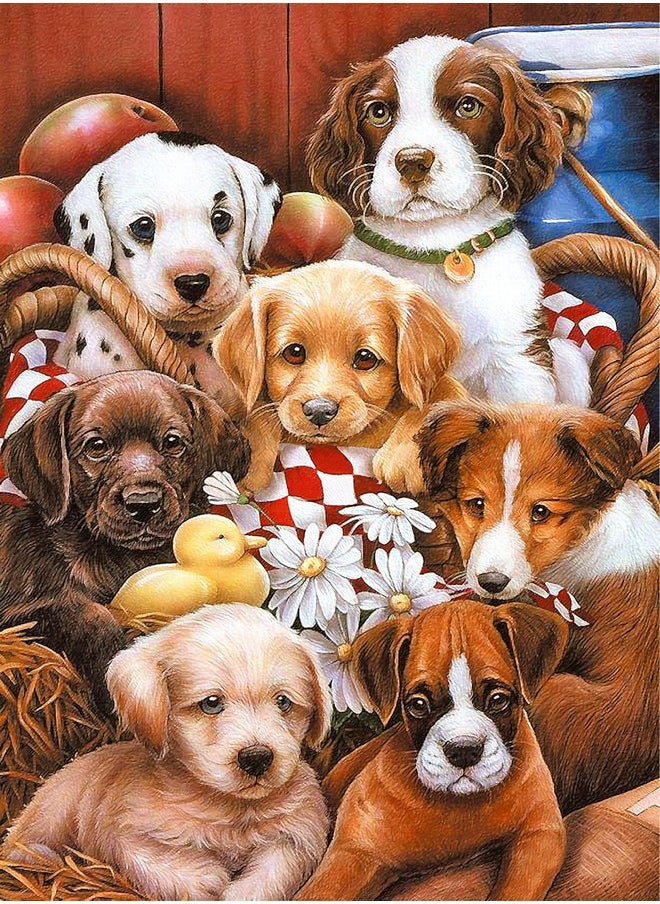 CHengQiSM - 100 Piece Puzzles For Kids Dog Puzzle 100 Piece Puzzles For Adults Puppy Group Photo Puzzles 100 Pieces For Adults 100 Piece Puzzles For Seniors Kids Puzzles 100 Piece Dogs Selfie 100 Piece Puzzle - Image 1