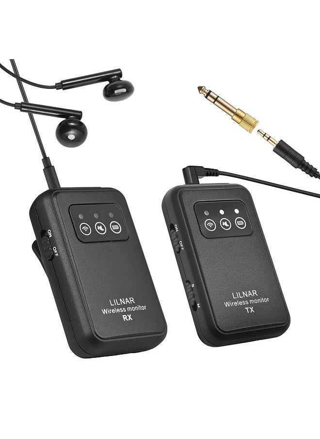 Generic - 2.4G Wireless In Ear Monitor System Wireless IEM System with Transmitter Receiver Automatic Pairing Professional In Ear Monitor - Image 1