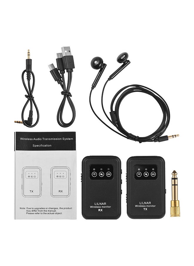 Generic - 2.4G Wireless In Ear Monitor System Wireless IEM System with Transmitter Receiver Automatic Pairing Professional In Ear Monitor - Image 1
