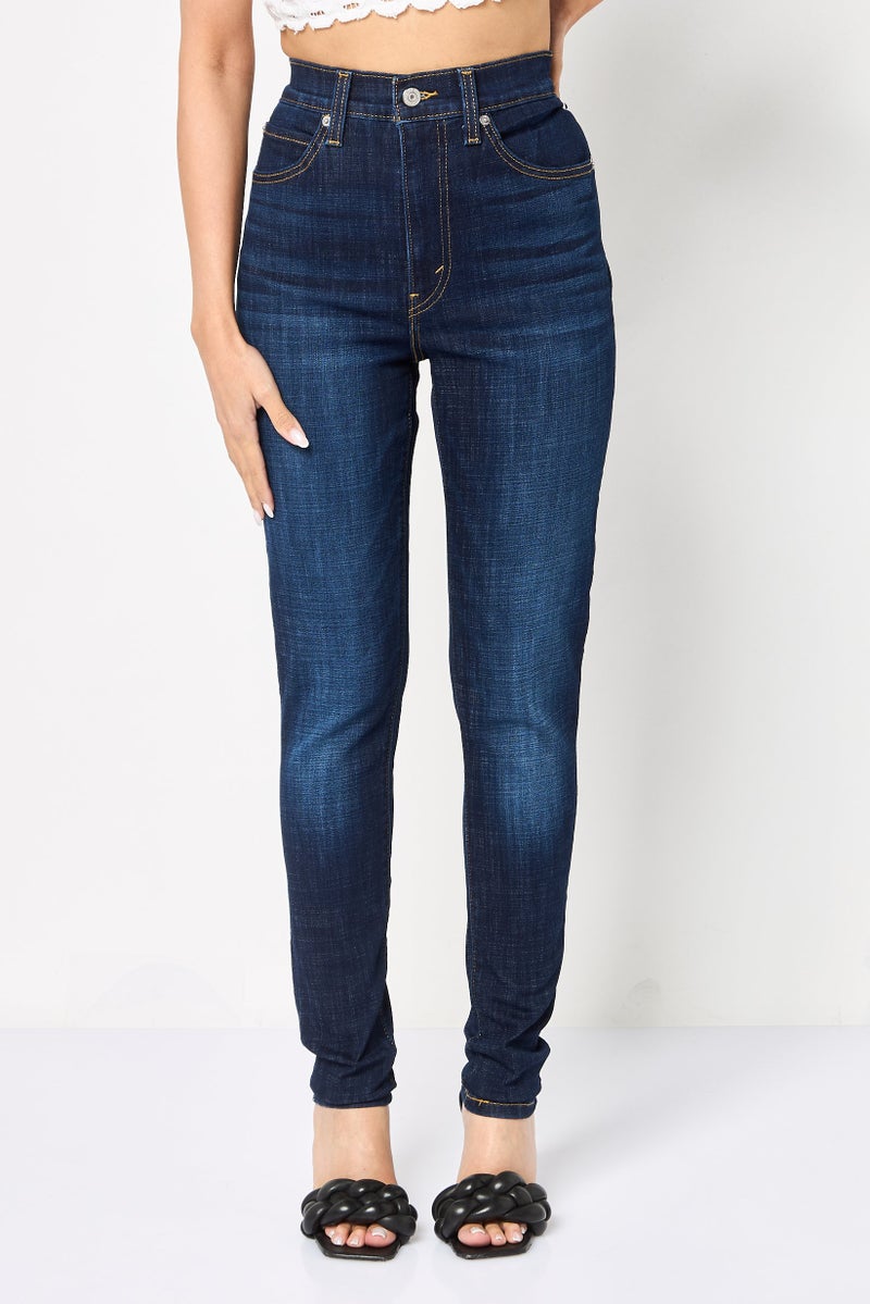 Levi's Women Slim Fit Washed Stretchable Denim, Blue - Image 1