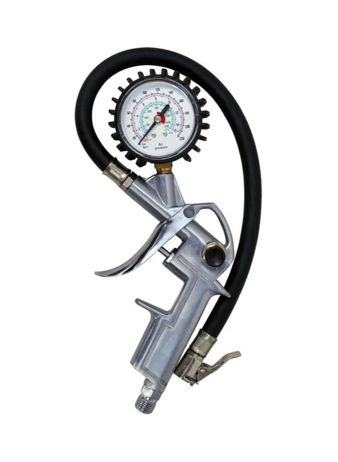 APT Tire Pressure Inflator Gun with Gauge Diameter 63mm, APT Tire Pressure Tire Inflator Gun, DG-10Y - Image 1