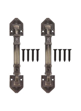 2Pcs Antique Barn Door Handles Bronze Color Easy Mounting Vintage Drawer Handle with Screws for Interior Drawer Garage - pzsku/Z10CC50265381B5096C13Z/45/1746223038/da04e435-1af7-42c2-a489-31d2d4bd02a1