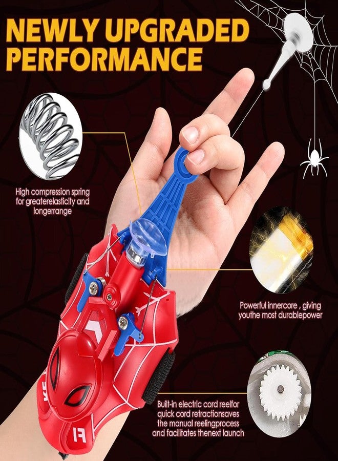 M MITLINK Web Launcher Spider String Shooter Toy, Web Shooters Cool Gadgets Reel-in Real Silk Superhero Role-Play Fun Stuff Toys Great for Men and Kids - Image 4