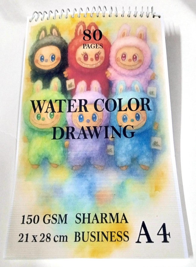 PERDAY A4 Watercolor Sketch Book - Bunny Series | 150 GSM Thick Sheets | 80 Pages | Drawing Pad for Kids & Adults - Image 1