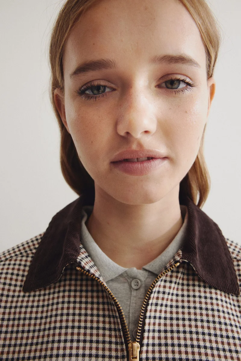 H&M Corduroy-collar twill jacket