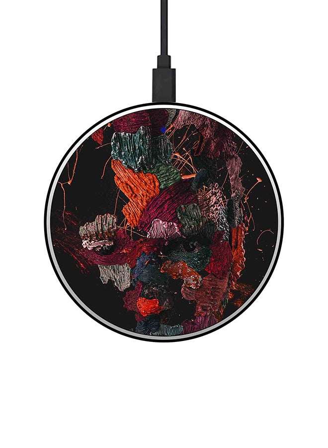 ثيودور شاحن لاسلكي سريع رفيع للغاية بقدرة 15 وات متعدد الألوان - Image 1