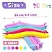 Jgalnim 30 PCS Stretchy Fidget ToySensory Fidget Worm Stretch ToysMuticolor Stretchy Strings Toy for Stress Relief Valentines Day Easter Day GiftKids or AdultsBoysGirlsCalming Party Favors - Image 3