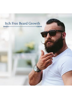بلو نكتار زيت اللحية للرجال، زيت طبيعي لنمو الشارب واللحية ومنعم اللحية للحصول على لحية أكثر نعومة وخالية من القشرة والحكة برائحة خشب الصندل وقشر البرتقال  - Image 2