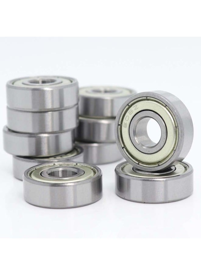 Donepart 608ZZ Bearings - Ball Bearings, Deep Groove, Chrome Steel, 8mmx22mmx7mm, 10 Pack - Image 2