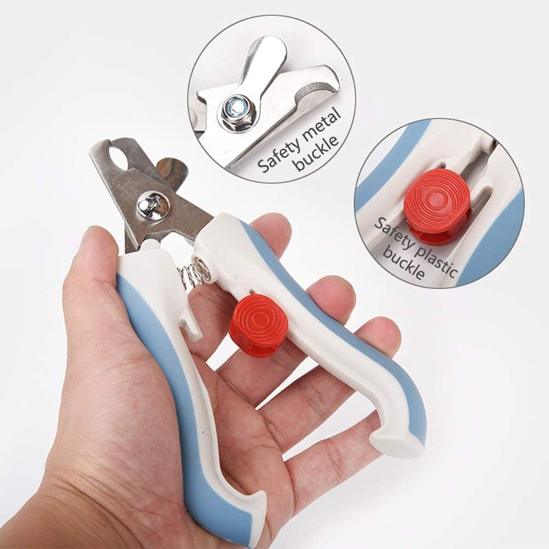OMEM Bird Nail Clippers with Grinding Nail Scissors Tool Pet Parrot Claw Care (Blue,S) - Image 3