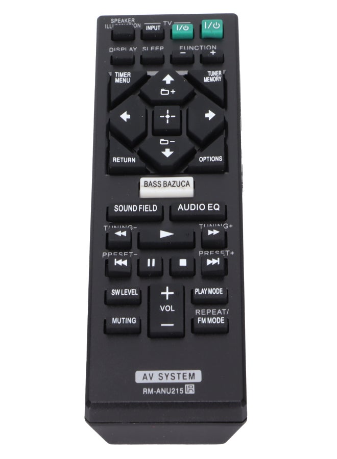 Replacement Remote Control Applicable for Sony HTGT1 SAWGT1 SSGT1 Bar Speaker Audio and Video Receiver - Image 1