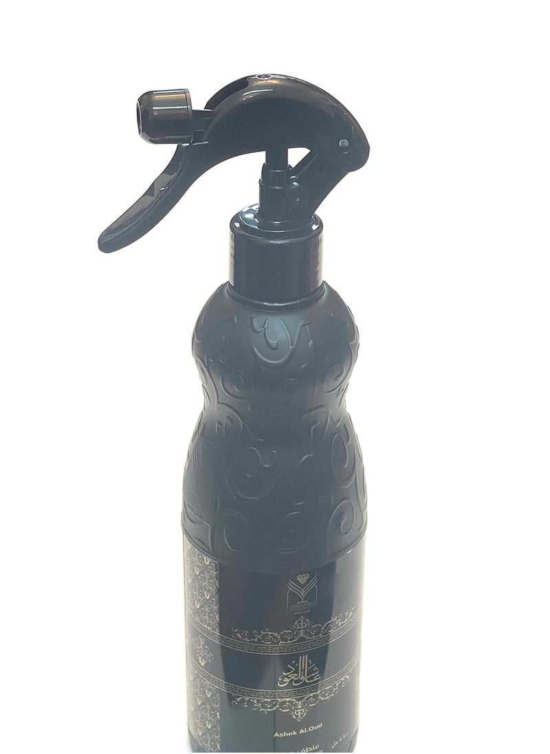 الماس للعطور - معطر منزل عاشق العود شفاف 480مل - Image 1