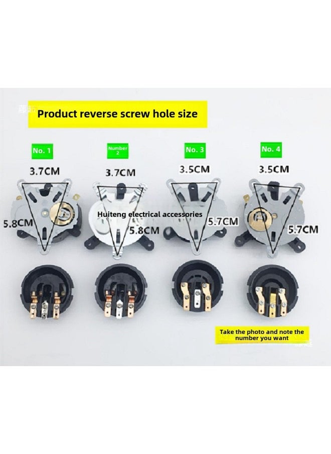 Electric Kettle Base Connector Coupler Socket Thermostat Switch Upper And Lower Set Of Electric Kettle Accessories Silver Contacts-Color:Type A Electric Kettle Chassis