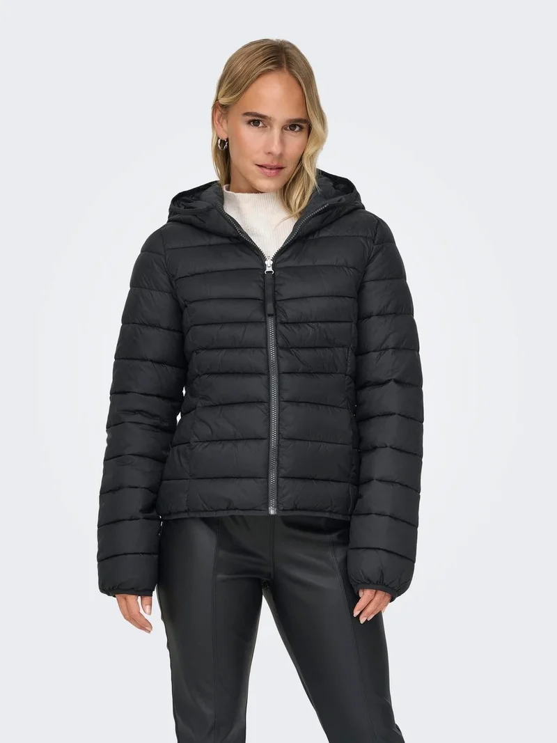 ONLY Women's Double-Sided Hooded Puffer Jacket - 15322040
